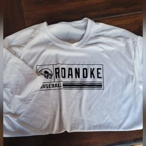White XL Roanoke College Baseball shirt